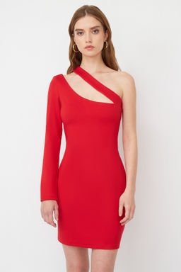 Платье ассиметричное с открытым плечом - Mollis фото 2