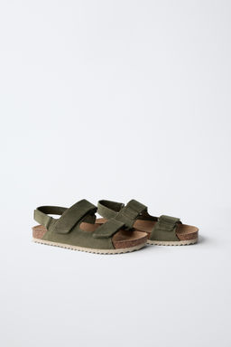 SANDALIA HEBILLAS / Verde Caqui - Zara фото 2