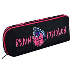 Пенал школьный Феникс+, арт.65706/ 24 ВЗРЫВ МОЗГА 22х8х6 см, полиэстер, молния, сублимационная печат