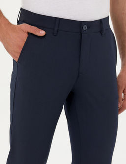 Темно-синие брюки чинос узкого кроя - Cacharel фото 13