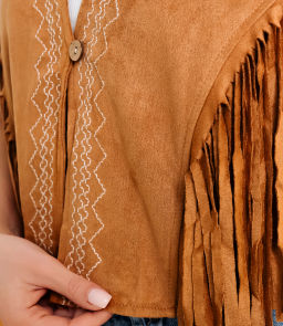 Жилет #КТ88399, коричневый - Dommod фото 5