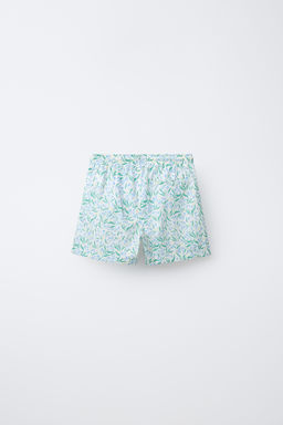 6-14 A?OS/ BERMUDA BA?O ESTAMPADO HOJAS / Crudo - Zara фото 3