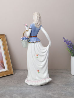 Статуэтка Дама с корзинкой 30 см / XH-0818 /уп 24/ - Галеонтрейд фото 4