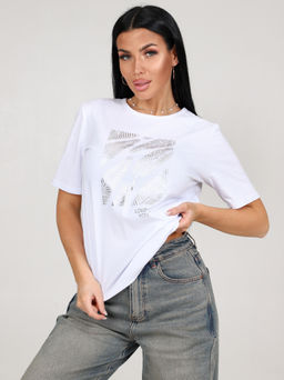 Футболка Белая (М-977) - Лиза фото 5