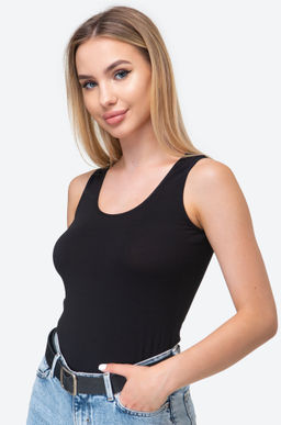 Женская майка из хлопка с добавлением эластана Happy Fox  фото 7