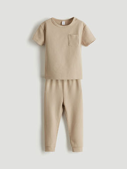Cepli Erkek Bebek Ti??rt ve Pantolon 2li
