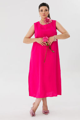 Сарафан ANELLI 1472 малиновый щербет фото 6