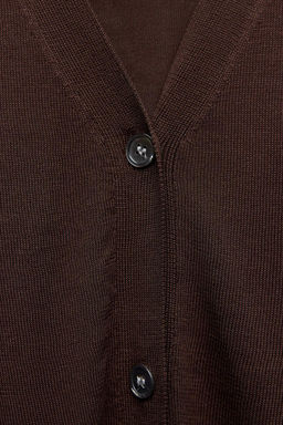 BUTTONED KNIT CARDIGAN - Zara фото 8
