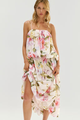 Vestido de tirantes espagueti con bajo burbuja - H&m фото 2