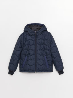 Kap??onlu Erkek ?ocuk ?i?me Mont