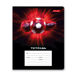 Светоч 24ТЕТк-003 Тетрадь ученическая школьная, выборочный лак, A5 24 л. на скобе 65 г/кв.м , белизна 100 % 30 шт. клетка 000717 Победный гол  фото 4