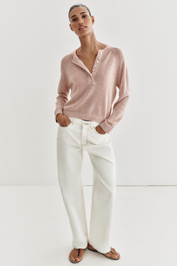 JERSEY PUNTO BOTONES / Rosa