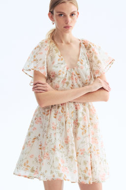 Vestido con mangas mariposa - H&m фото 6