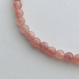 Бусы из мадагаскарского Розового кварца - Радуга самоцветов фото 2