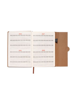 Ежедневник недатированный формат А5, с клапаном, 96 листов, в линейку, пвх, серый - Simaland фото 5