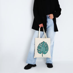 Сумка - шопер Лист 35 х 0,5 х 40 см, отд без молнии, без подклада - Nazamok фото 2