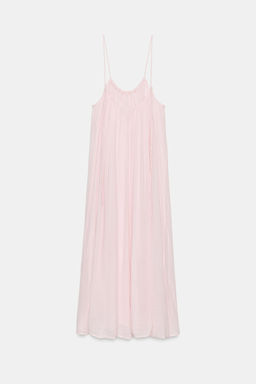 VESTIDO MIDI GASA VOLUMEN / Chicle - Zara фото 5