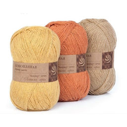 Конопляная пряжа Россия ПТ 70%хлопок 30%конопля 5х50г/280м