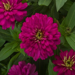 5224D Цинния мариландская Зайдеко Черри 5шт