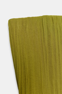VESTIDO PALABRA DE HONOR TEXTURA / Verde medio - Zara фото 7
