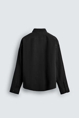 Рубашка Fluida Relaxed Fit черная