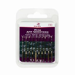 Иглы для быт. шв. машин АРТИ 0220-05 (№70-80) для трикотажа 10 шт в блистере № 70
