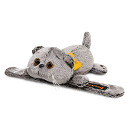 Мягкая игрушка - браслет на руку "Басик с бантиком" 11см (Kta-003)