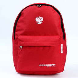 Рюкзак Putin team, 29×13×44 см, отд на молнии, н/карман, красный