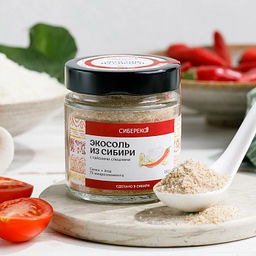 Экосоль из Сибири с тайскими специями 180 г Экосоль из Сибири с тайскими специями 180 г