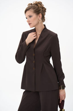 Пиджак Тайрис (шоколадный) - Эльза фото 18