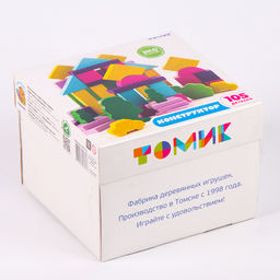 Конструктор деревянный «Краски дня: вечер», 105 деталей