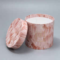 Набор шляпных коробок для цветов 4 в 1 Текстурный, 14 13 см - 20 17,5 см - Дарите счастье фото 10