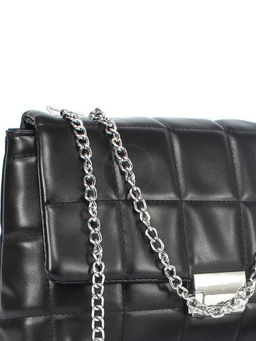 Сумка женская искусственная кожа RSR-1032, 1отдел, плечевой ремень (цепочка), черный SALE 258023 - Adelia фото 9