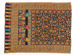 Палантин в ассортименте кашемир кади № Тк1005/34 - Ганг фото 2