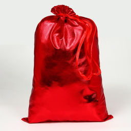 Мешок новогодний Деда Мороза, красный, 60?40 см