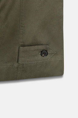 PANTAL?N BARREL TRABILLAS / Khaki oscuro - Zara фото 9