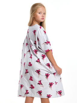 Платье Boho для девочки подростка UD 7931 гладиолусы - Mini maxi фото 8