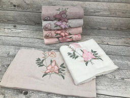 Полотенце EFOR ELIT 6 шт хлопок (50*90) модель сакура