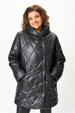 Пальто Anastasia Mak 1055-1 черный фото 8