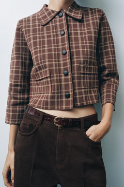 CHECK CARDIGAN - Zara фото 5
