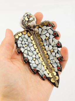 Подставка под благовония Слон на листочке Су17/3 - Ганг фото 4