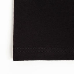 Футболка однотонная женская MINAKU: Basic line, чёрная, размер 52