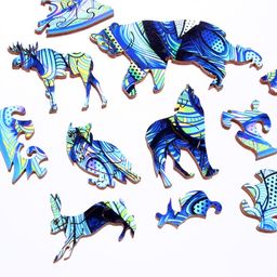 Пазл деревянный фигурный Мудрый охотник - Puzzle фото 3