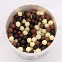 Цена за 2 шт. Кондитерская посыпка с мягким центром Хрустящий топпинг, шоколадный, микс, 80 г - Кондимир фото 3