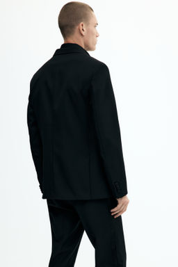 Americana de esmoquin en mezcla de lana Slim Fit - H&m фото 3