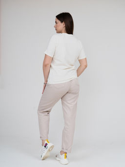 Футболка Хлопок 95%, лайкра 5% Элен экрю