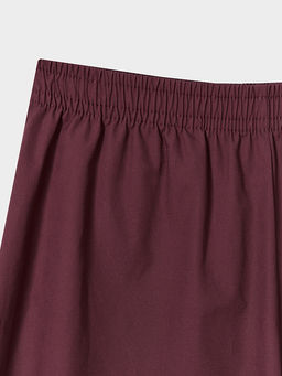 Брюки кюлоты женские бордовые - Mark formelle фото 6