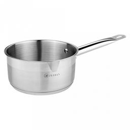 "Zeidan" Сотейник из нержавеющей стали 1,6л, д16см, со сливом, наружная комбинированная полировка, внутренняя матовая полировка, 3-x слойное капсулированное индукционное дно (Китай) Подходит для всех видов плит, включая индукционную!