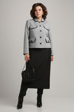 Костюм Aira Style 24-18 Серо-черный