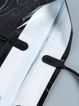 Цена за 10 шт. Пакет «Бриллиантовая ночь», полиэтиленовый с пластиковой ручкой, 44×40 см, 100 мкм